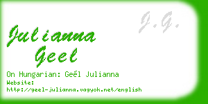 julianna geel business card
