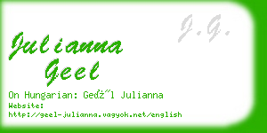julianna geel business card